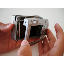 Разборка задней панели Sony Cyber-shot DSC-W5